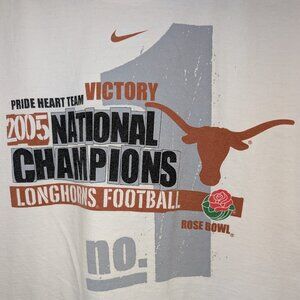 *NWOT* - Vintage Texas Longhorns 2005 National Champions Nike T-Shirt Size L